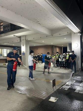 朝日事業所にて総合避難訓練を行いました1