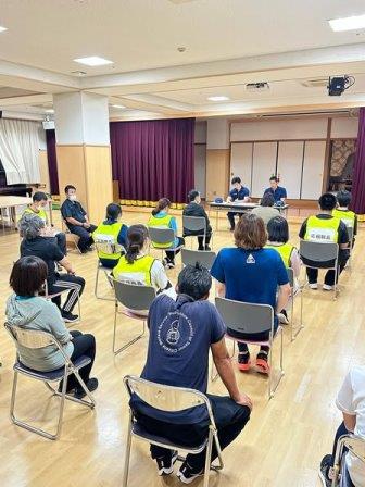 朝日事業所にて総合避難訓練を行いました4
