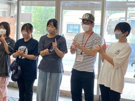 東京の高校生が宿泊合宿に来ました2