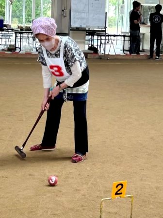 地域のゲートボール大会で優勝しました！1