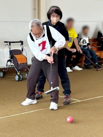 地域のゲートボール大会で優勝しました！2