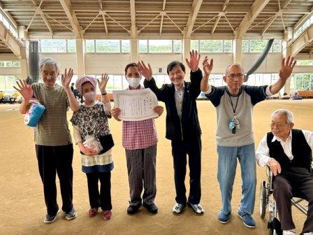 地域のゲートボール大会で優勝しました！4