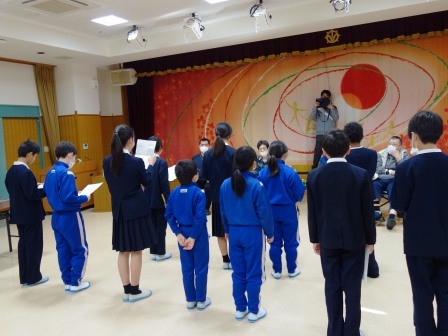 地域の小学生の福祉交流1