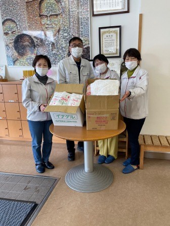 鯖江市赤十字奉仕団 様より鯖江事業所へタオルをご寄贈いただきました