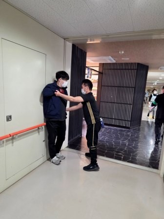 防犯訓練を実施しました2